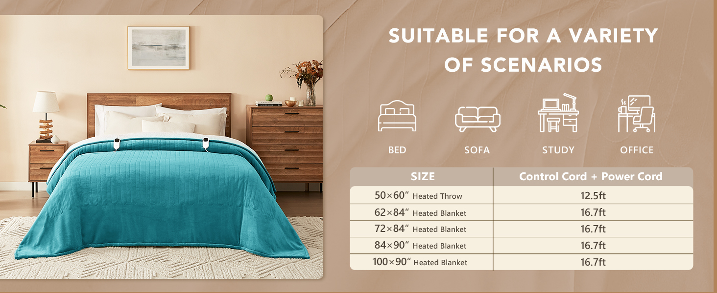 heating area is larger and the heat distribution is more uniform