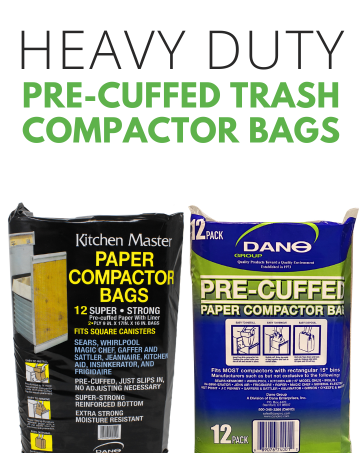dano kitchen master trash compactor bags
