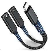 Lakeronelove 2 Pack USB C Splitter, Dual USB C Headphone and Charger Adapter