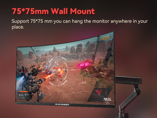 Supports wall-mounted installation