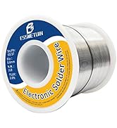 Essmetuin Tin Lead Rosin Core Solder Wire for Electrical Soldering, Circuit Board, DIY Home Appli...