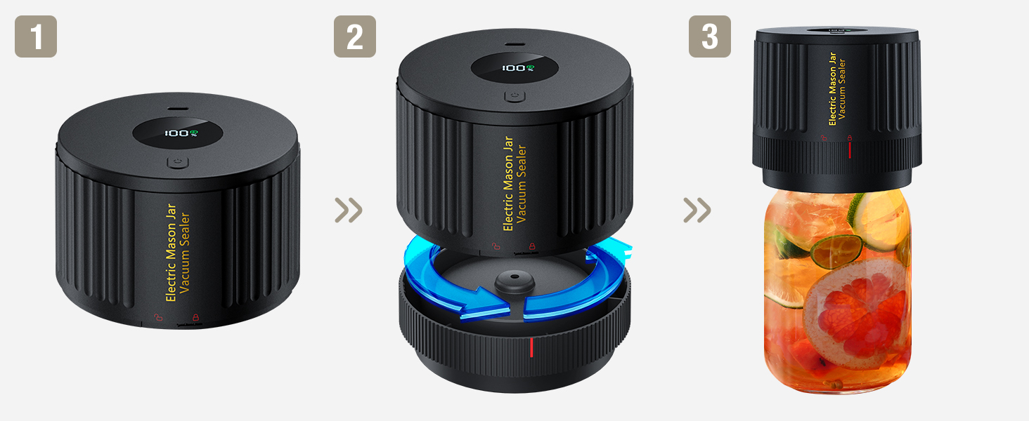 Mason Jar Vacuum Sealer Kit