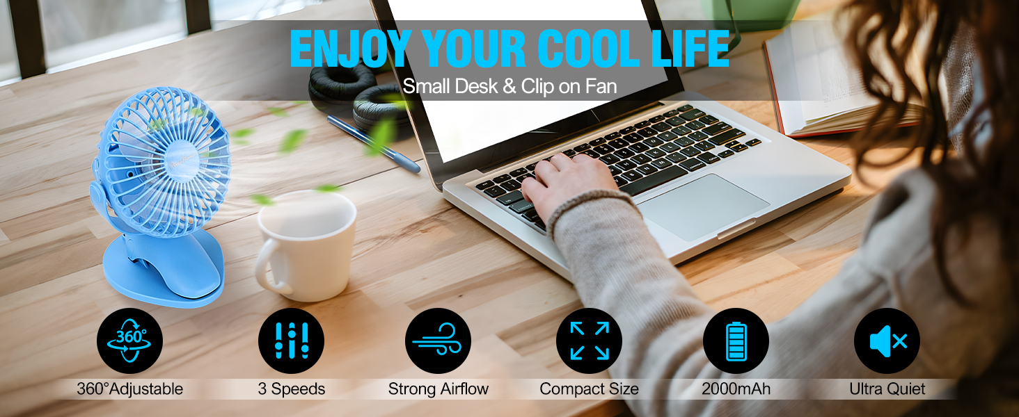Portable Clip Fan