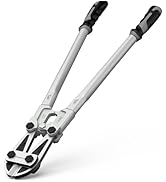 OTLOOMTBT 24 In Heavy Duty Bolt Cutter - Industrial Chromium Molybdenum Steel Ergonomic Design, E...