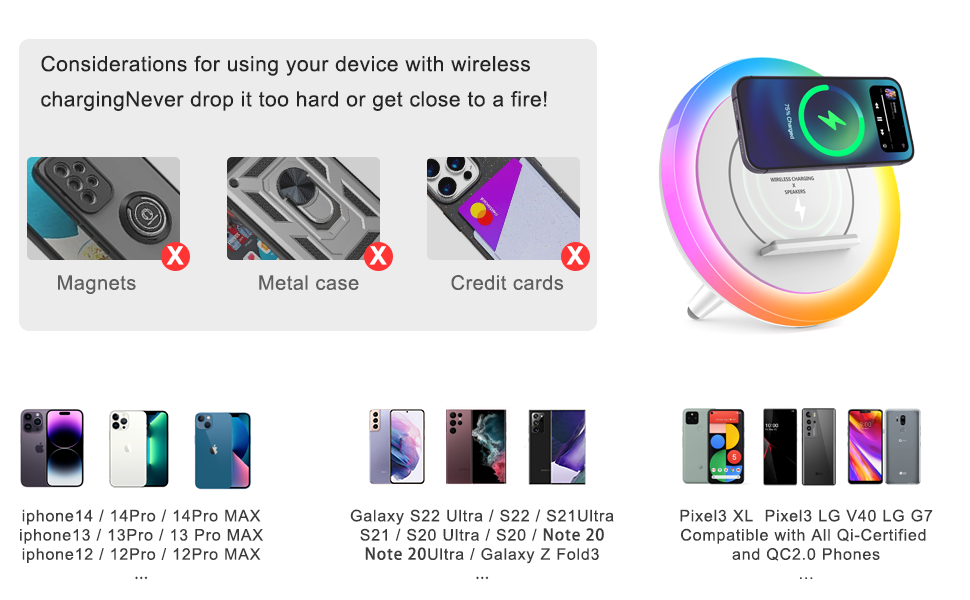 Wireless charging requirements