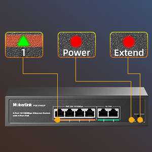 4 port poe switch