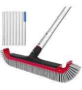 Swimming Pool Brush with Pole - 17.5