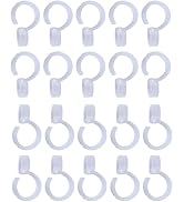 50 Pcs White Plastic Windproof Hanger Hooks Clothes Hanger Buckle Clip Laundry Hanging Hooks Clos...
