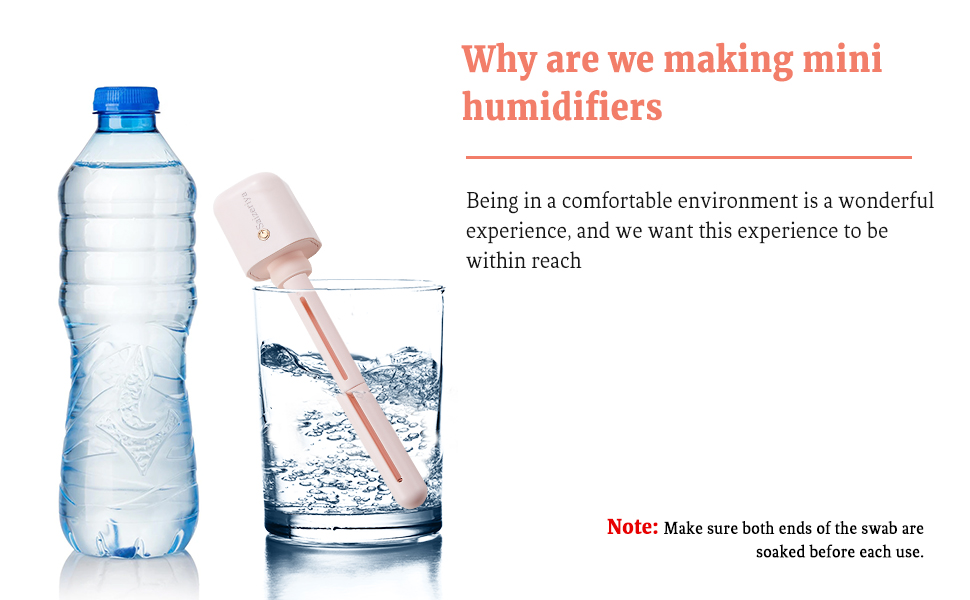portable mini humidifier desk personal humidifier indoor small travel humidifiers for hotel office