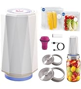 WanshengLe Handheld Vacuum Sealer for Food, Electric Mason Jar Vacuum Sealer, Compact Vacuum Seal...