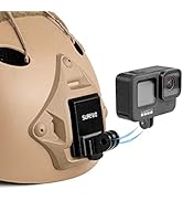 SUREWO Aluminum NVG Mount Compatible with GoPro Hero 10/9/8/7/6/5 Black, Tactical Helmet NVG Moun...