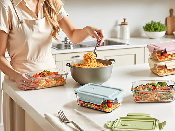 leftover storage containers with lids