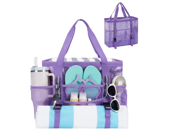 mesh beach bag