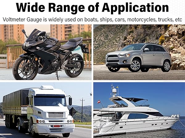 DC 12V 24V Volt Meter