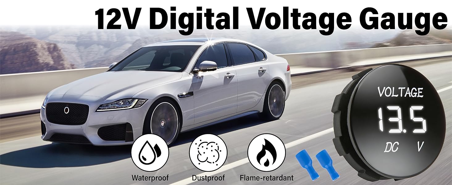 DC 12V 24V Volt Meter