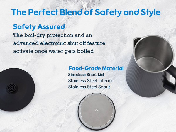 electric kettle temperature control