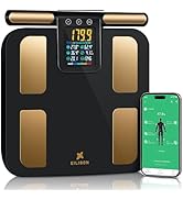 EILISON Smart Scale for Body Weight, 8-Electrode BIA, Digital Bathroom Scale BMI Weighing Bluetoo...