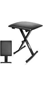 5 CORE Keyboard Stand Dual X Shape Adjustable Portable Heavy Duty Key Board DJ Controller Stands for...