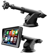 Epronic Carplay Screen Mount, Bendable Flexible Dashboard Suction Cup Bracket for 7Inch 9Inch 9.3...