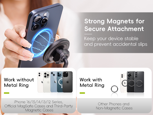 magnetic phone tripod mount