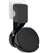 ZUOLACO Wall Mount Holder for Echo Pop, Outlet Hanger Stand for Echo Pop, Built-in Cable Manageme...