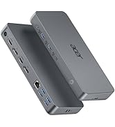 Acer Docking Station,14-in-1 Triple Display USB C Docking Station, 3 Monitors with 4K HDMI 2.0, D...
