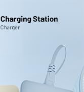 Omnibar 67W GaN USB C Charger Block, 4-Port Slim USB-C Charging Station for Multiple Devices,PD F...