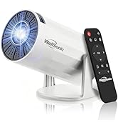 WellSonic Mini Portable Projector Support 4K