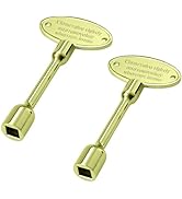 MCAMPAS Replacement Parts Gas Valve Key for Gas Fire Pits and Fireplaces, Polished Brass Replacem...