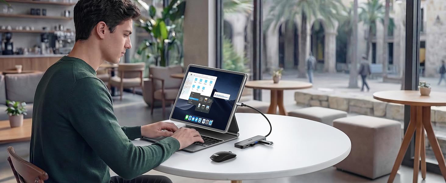 Acer USB C Hub, 5-IN-1 USBC to HDMI Adapter