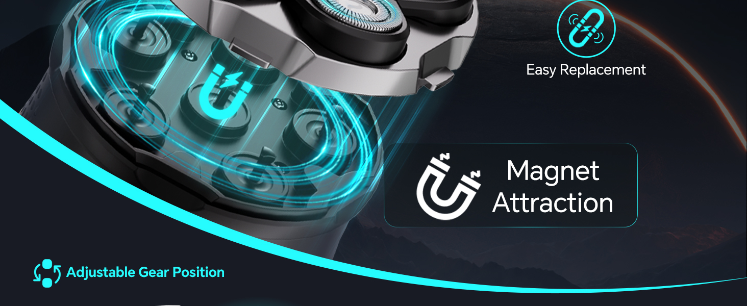 6d Electric Razor for Men Head Shaver for Bald Men