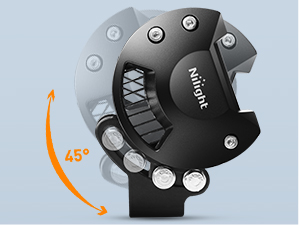 126W LED Light Bar with Horizontal Bar Tube Clamp Mounts with Wiring Harness Kit