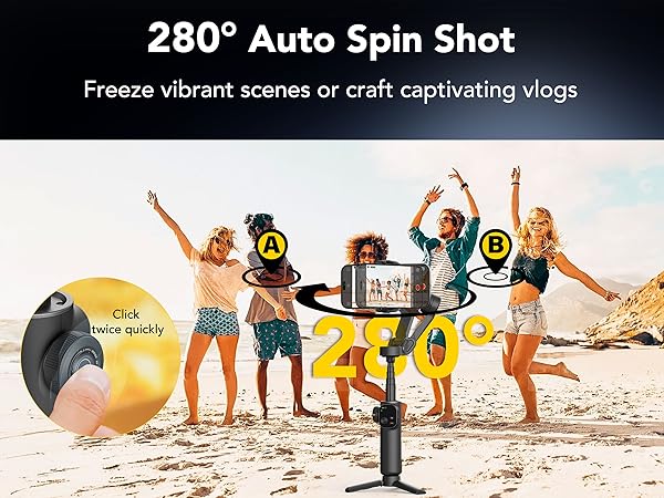 280° Auto Spin Shot