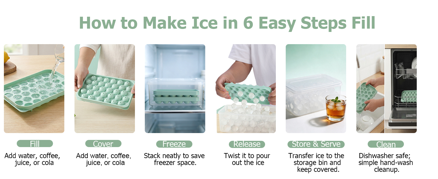 How to make ice in 6 easy steps fill