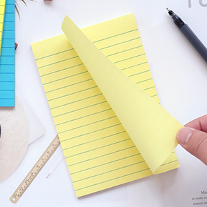 lined 4x6 sticky notes lined bright sticky notes lined sticky notes 8 colors ruled sticky notes 4x6