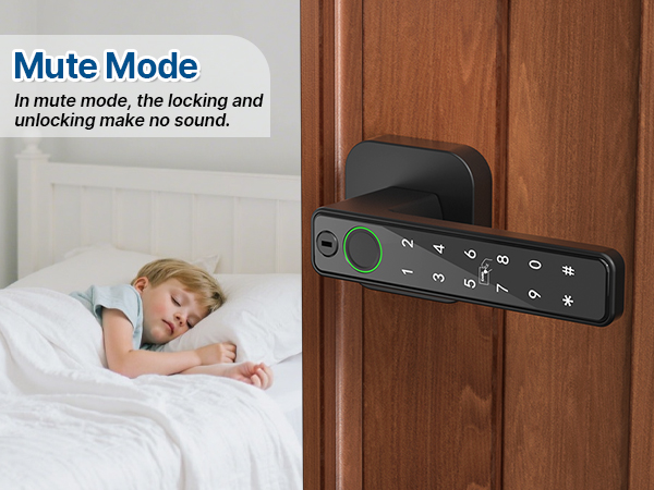 fingerprint door lock for bedroom