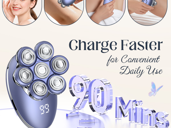 womens leg shavers cordless rechargeable