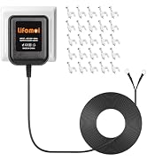 Doorbell Transformer 24V/500mA Adapter with 16.5ft/5m Charging Cable for Video Doorbell,Compatibl...