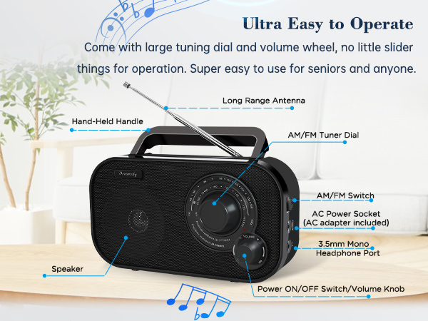 battery operated radio