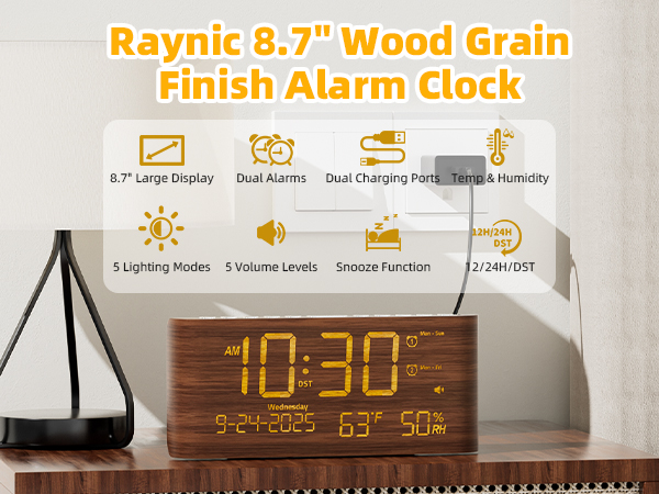 alarm clocks for bedrooms