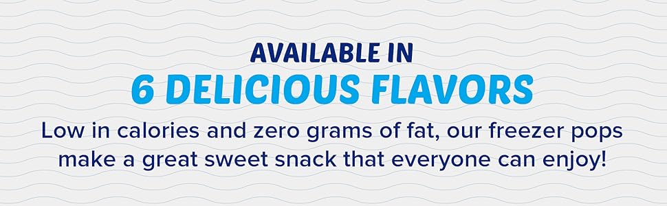 Available in 6 delicious flavors