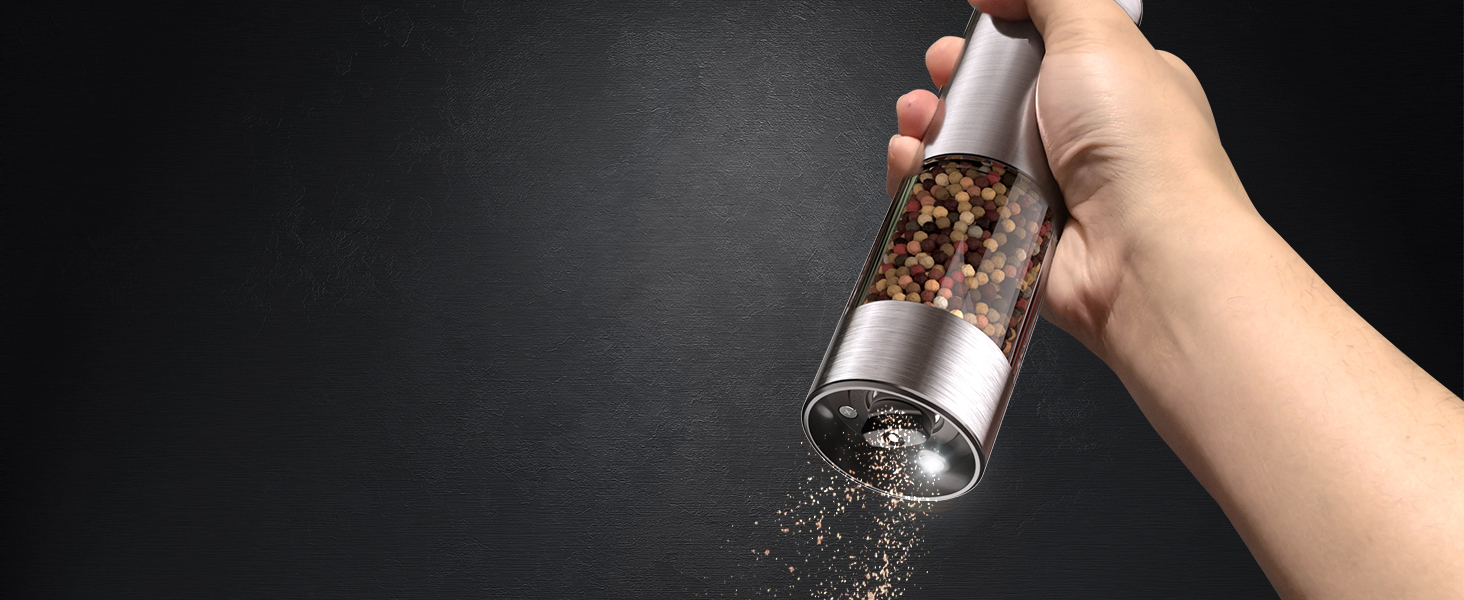 electric pepper grinder set