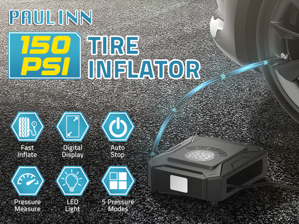 Tire Inflator 12V Car DC Electric