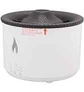 ASHATA Flame Aroma Diffuser Seajelly Atomizing Humidifier, Smart Cool and Warm Mist Humidifiers, ...