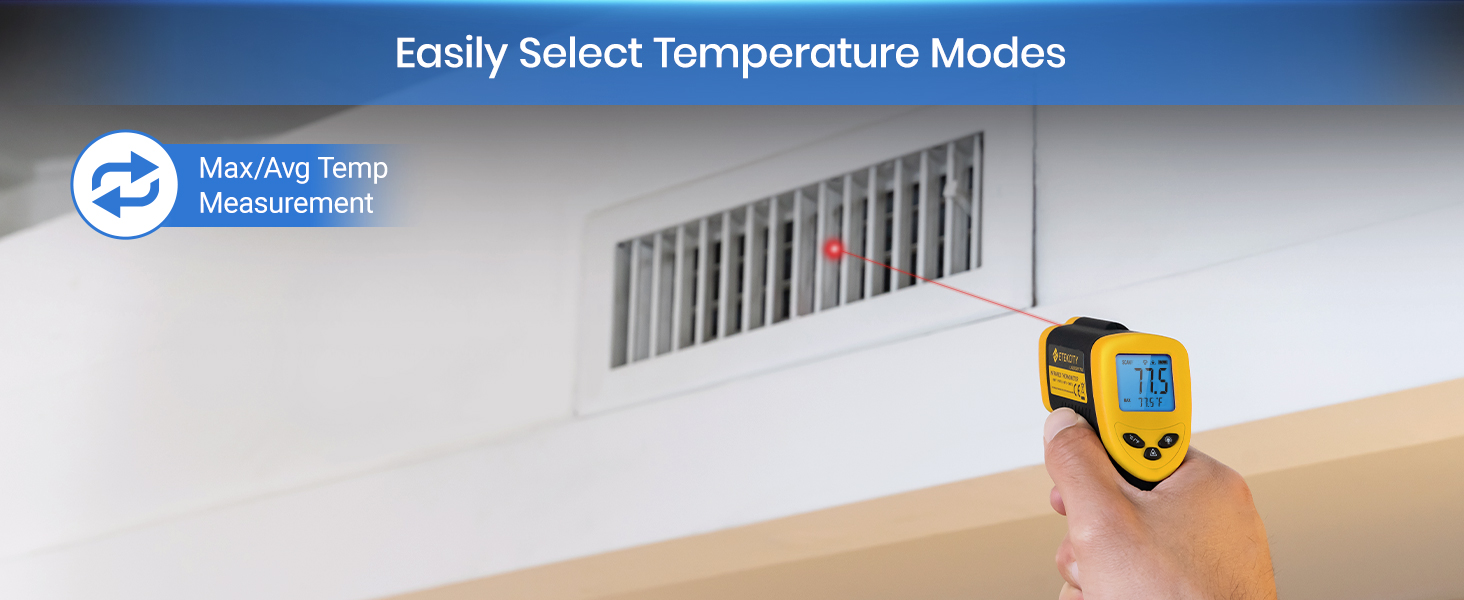 Easily Select Temperature Modes