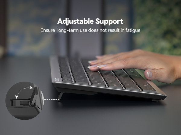 Wireless Keyboard Rechargeable