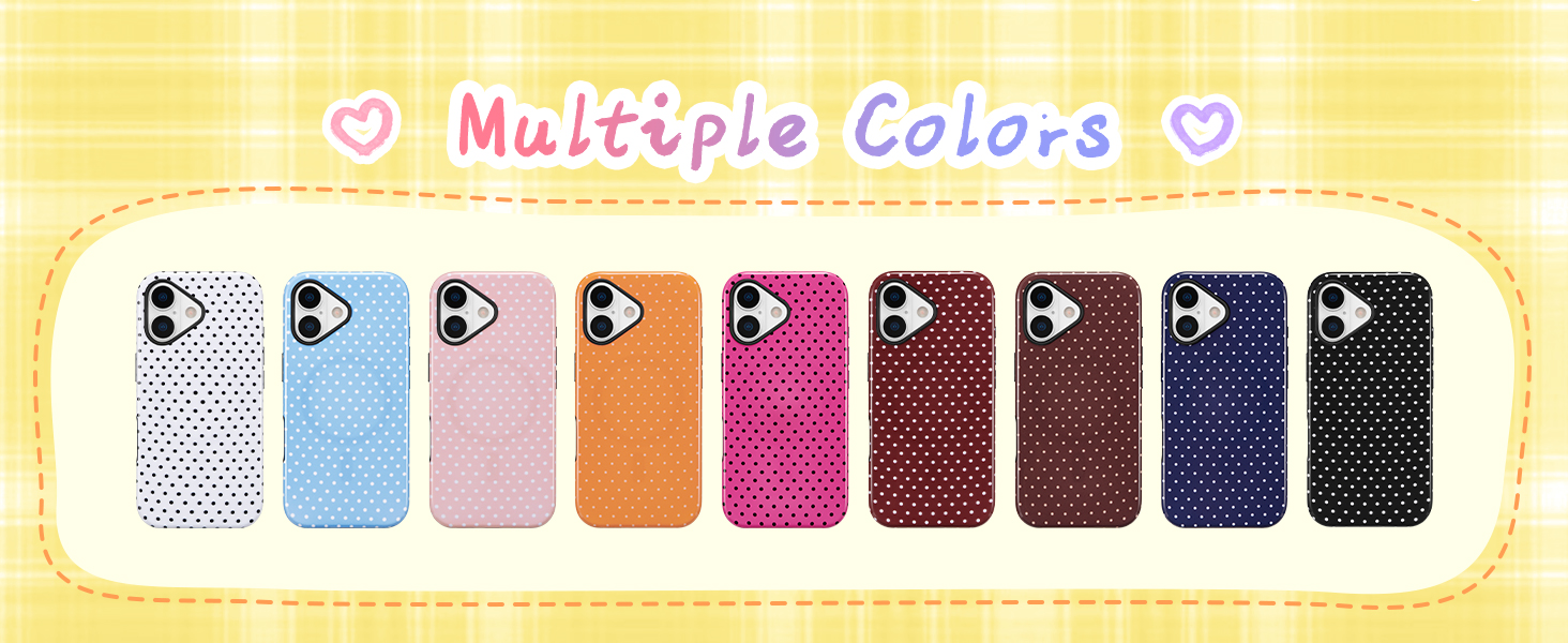 polka phone case magnetic case shockproof phone cover durable