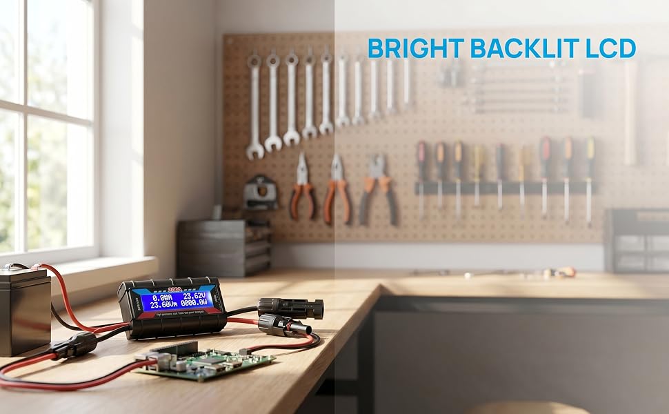 BRIGHT BACKLIT LCD