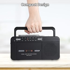 portable cassette recorder