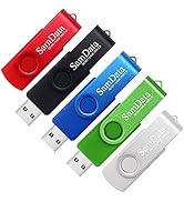 SamData 64GB USB Flash Drives 5 Pack 64GB Thumb Drives Memory Stick Jump Drive with LED Light for...